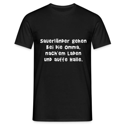 Grammatik - Männer T-Shirt