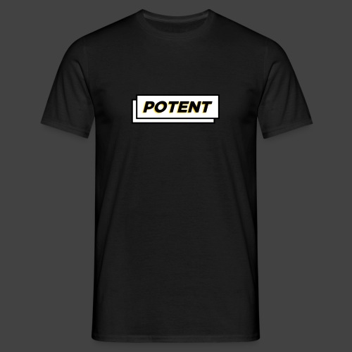 POTENT Basic logo - T-shirt herr