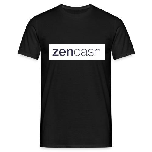 ZenCash CMYK_Horiz - Full - Men's T-Shirt