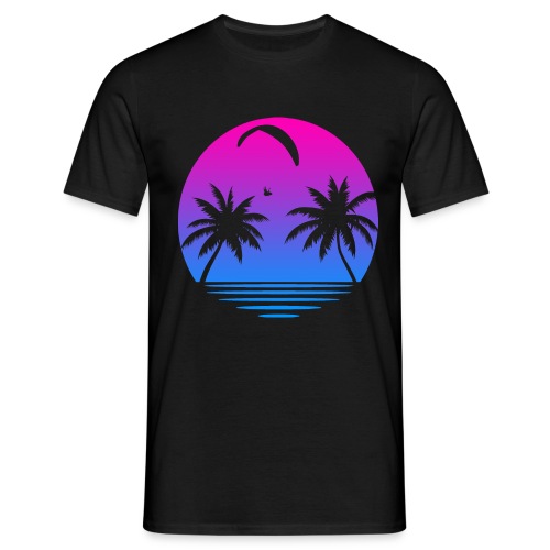 Paragliding Sunset - Männer T-Shirt