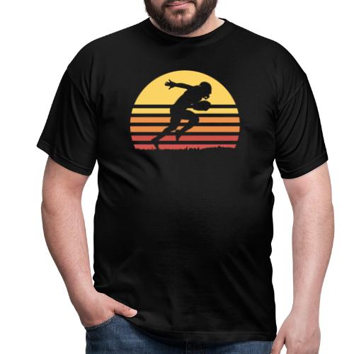 Football Sunset - Männer T-Shirt