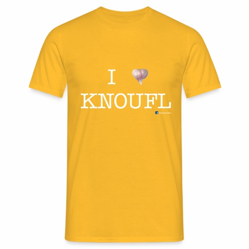 i love knoufl white - Männer T-Shirt
