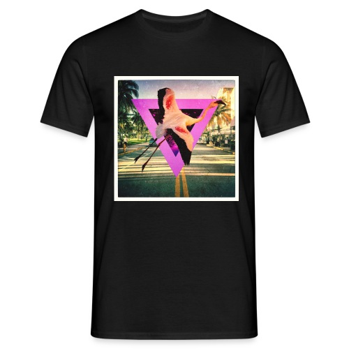 Flamingo Beach - Men's T-Shirt