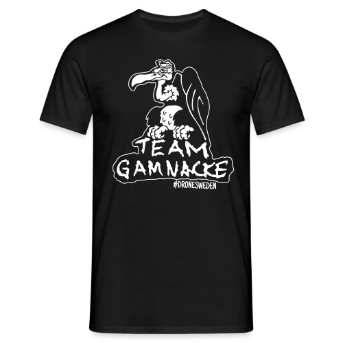 Team Gamnacke Drone Sweden vit - T-shirt herr