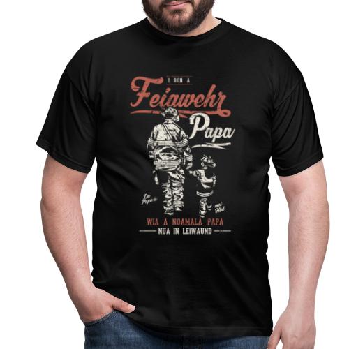 Vorschau: Feiawehrpapa - Männer T-Shirt