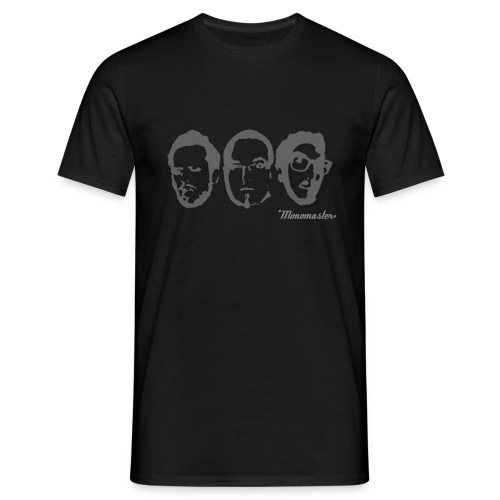 koepfe und logo2sw - Männer T-Shirt