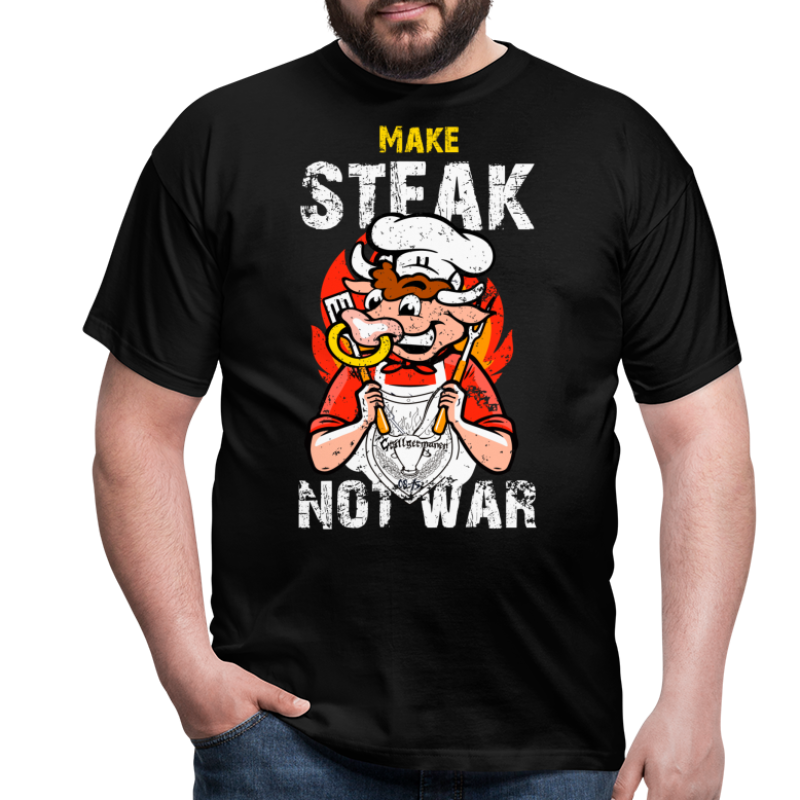 Make Steak, not War! - Männer T-Shirt