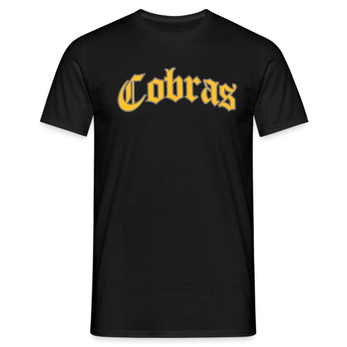Cobras Schriftzug - Männer T-Shirt