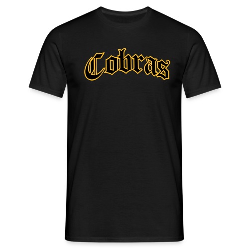 Cobras Schriftzug - Männer T-Shirt