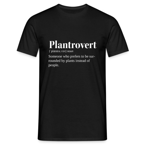 plantrovert white - Männer T-Shirt