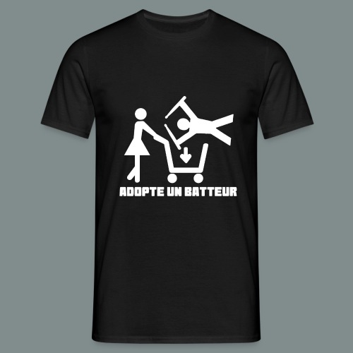 Adopte un batteur - idee cadeau batterie - T-shirt Homme