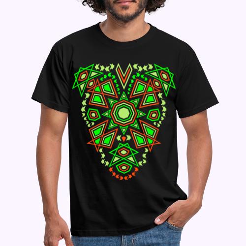 Tribal Sun Front - Herre-T-shirt