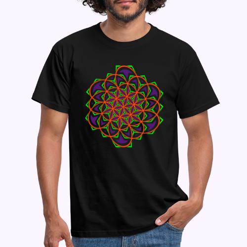 Flower of Life Twisted - Men's T-Shirt