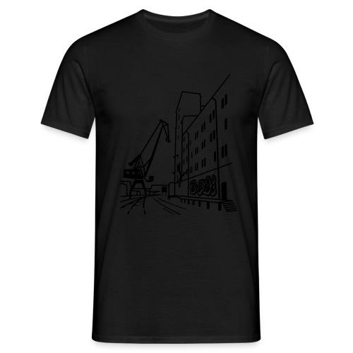 Münster Hafen B-Seite - Männer T-Shirt