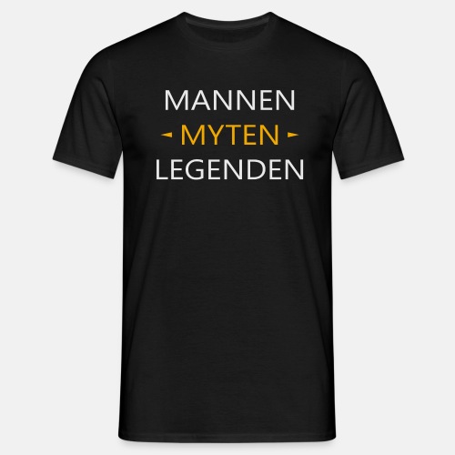 Mannen myten legenden - T-skjorte for menn
