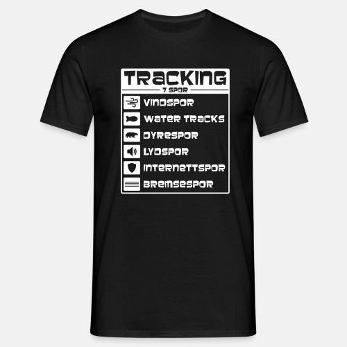 Tracking - 7 spor - T-skjorte for menn