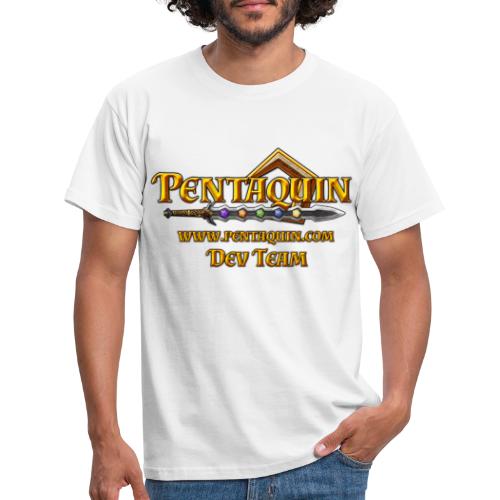 Pentaquin Logo DEV - Männer T-Shirt