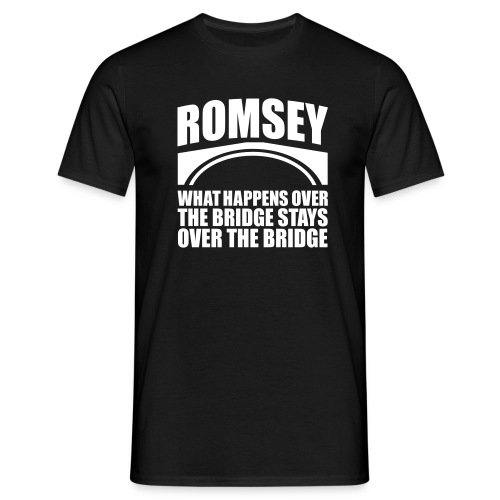 What Happens Over The Bridge - Men's T-Shirt