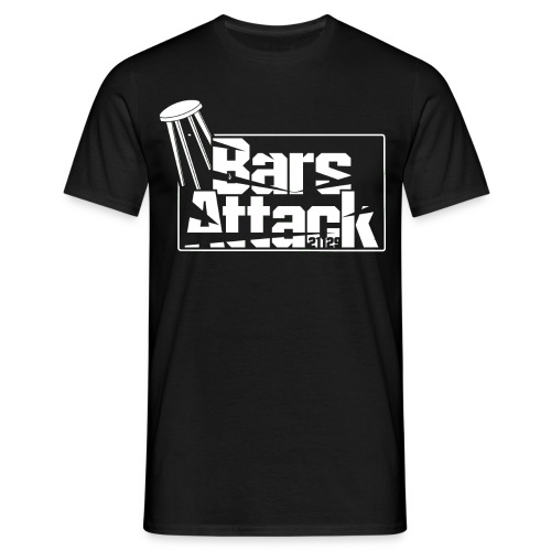 BarsAttack White Logo - Männer T-Shirt