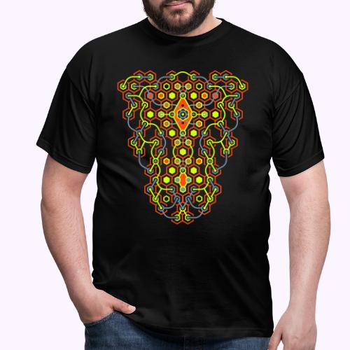 Cybertron Maze 2 Side Print - Herre-T-shirt
