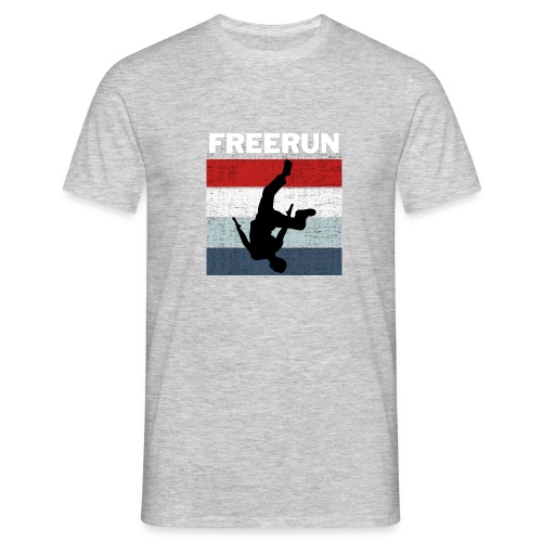 Freerun color cadeau parkour humour traceur - T-shirt Homme