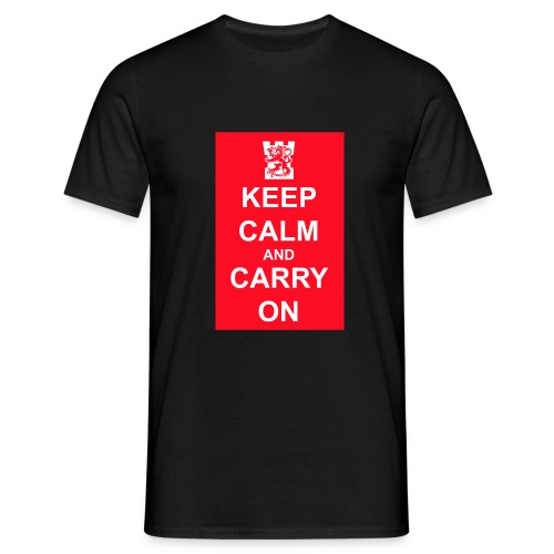 keep calm and carry on tornilogo copy - Miesten t-paita