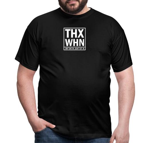 THX WHN Koordinaten - Thanks Wuhan (weiss) - Männer T-Shirt