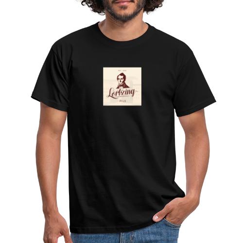 LORTZING® PILS Retro-Etikett farbig - Männer T-Shirt