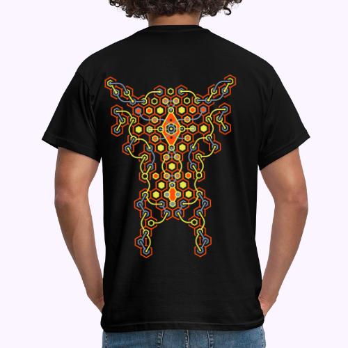Cybertron Maze Tilbage Print - Herre-T-shirt