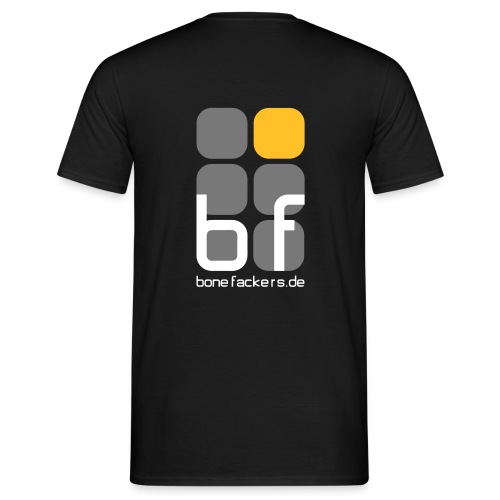 emblem farbig text schwarz - Männer T-Shirt