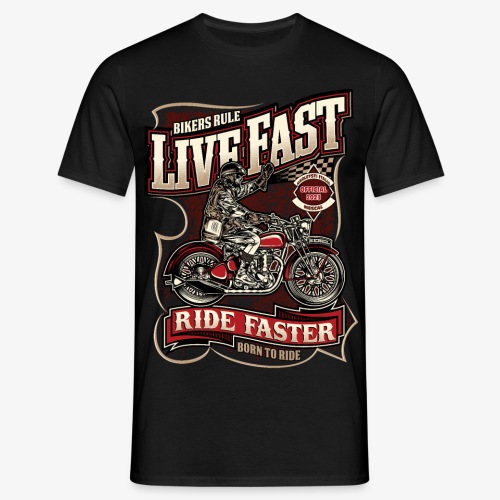 Born To Ride - Harleysti Italia Official 2023 - Männer T-Shirt