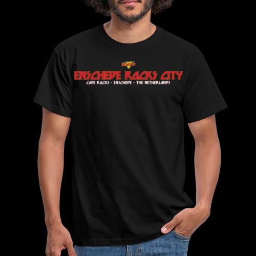 Enschede Rocks City - Mannen T-shirt