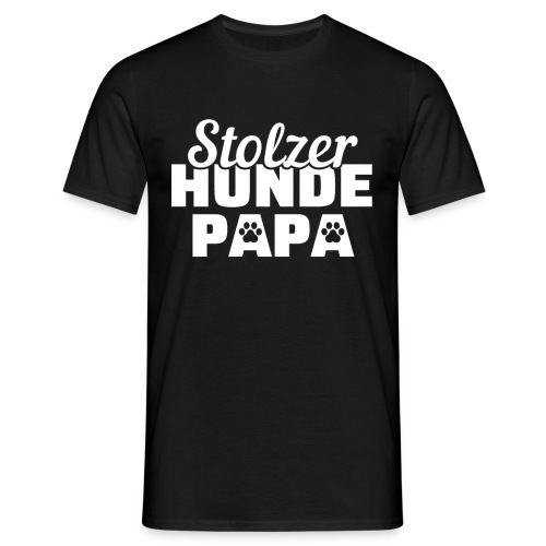 Stolzer Hunde Papa Hund Hundehalter - Männer T-Shirt