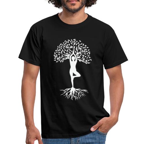 Baum des Lebens Yggdrasil Weltenbaum, tree of life - Männer T-Shirt