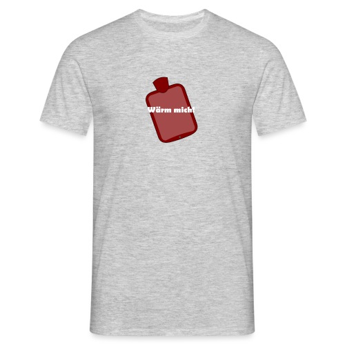 Wärmflasche - Männer T-Shirt