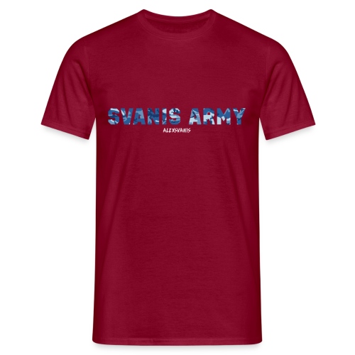 SVANIS ARMY (ALEXSVANIS VIT) - T-shirt herr