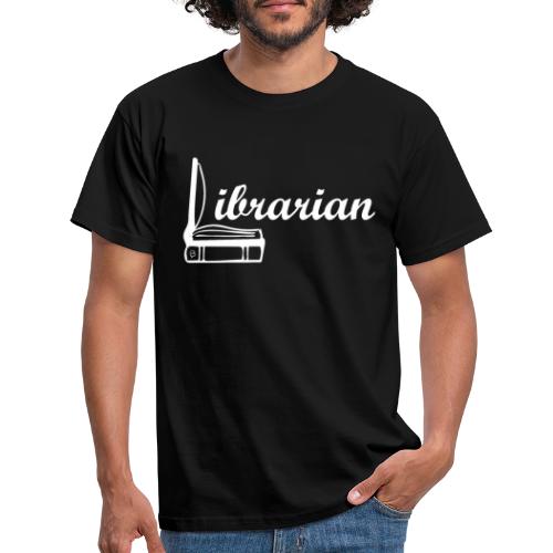 0325 Librarian Librarian Cool design - Men's T-Shirt