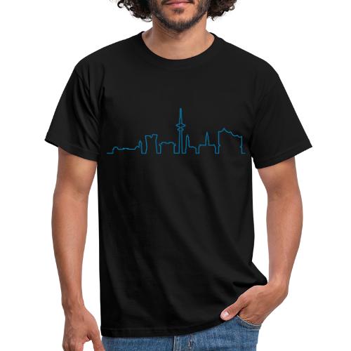 Skyline von HAMBURG, HH Panorama - Männer T-Shirt
