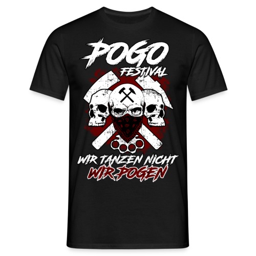 POGO Festival Logo 1 - Männer T-Shirt