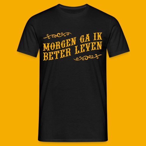 tshirt yllw 01 - Mannen T-shirt