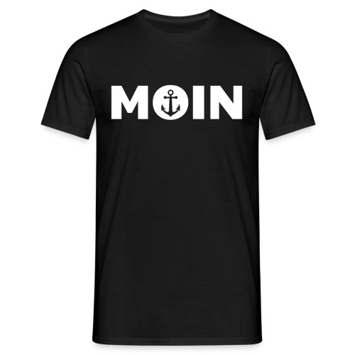 Moin Anker Segeln Hafen Kapitän - Männer T-Shirt