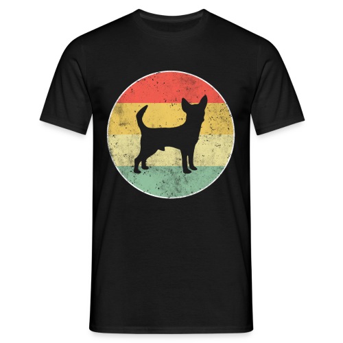 Chihuahua Hund Retro - Männer T-Shirt