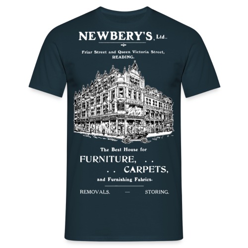 Newbery's Furniture Shop Reading - Men's T-Shirt