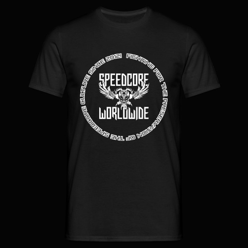 SCWW - SPEEDCORE CULTURE - WHITE - Männer T-Shirt