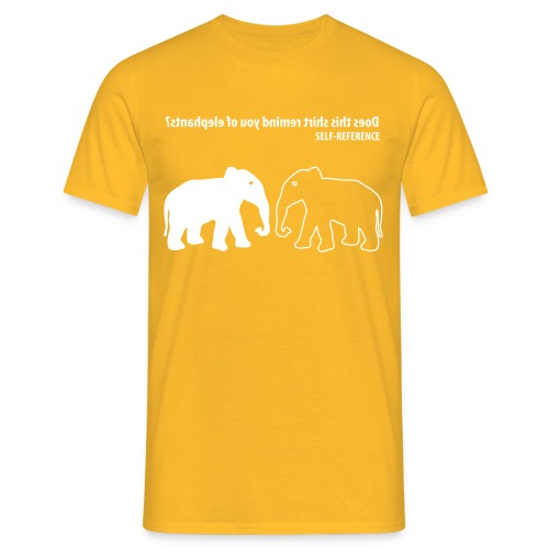 new selfreference - Mannen T-shirt