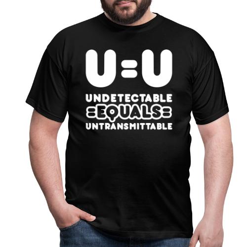 Pozvibe U=U Design Black - Men's T-Shirt