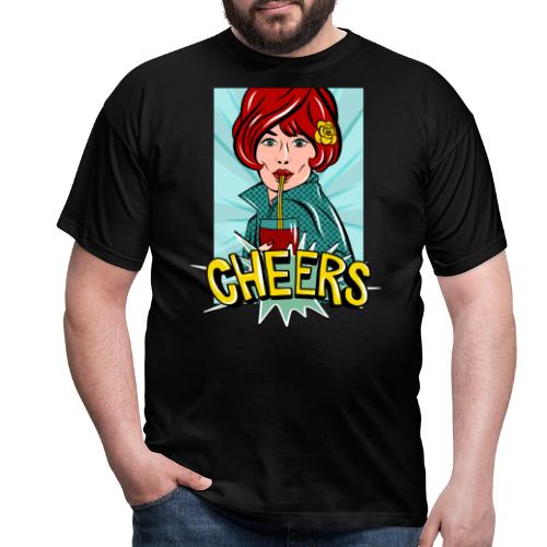 Cheers Popart - Männer T-Shirt