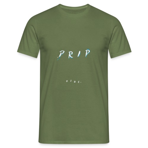 VIBE. 'D R I P' White Design - Men's T-Shirt