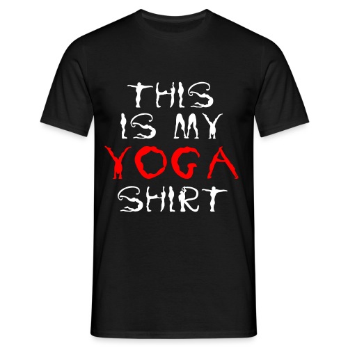 camicia yoga sport bianco spiritualità meditazione arte - Maglietta da uomo