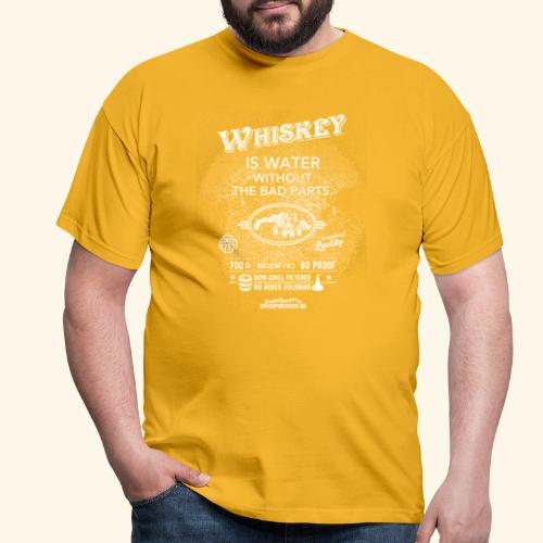 Whiskey is water without the bad parts - Männer T-Shirt